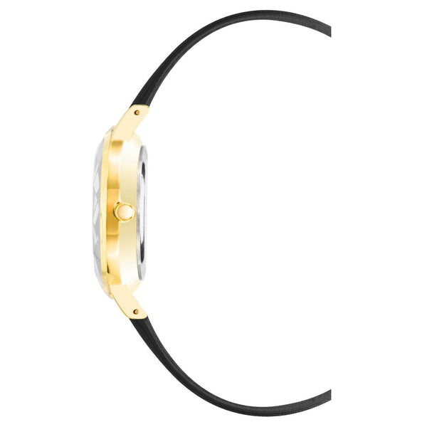 Juicy Couture Black Plastic Dress Watch
