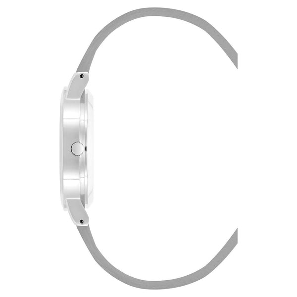Juicy Couture Silver Plastic Dress Watch
