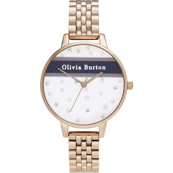 Olivia Burton Multicolor Stainless Steel Dress Watch