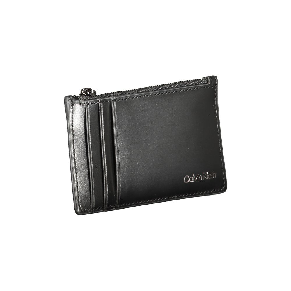 Calvin Klein Black Leather Men Wallet