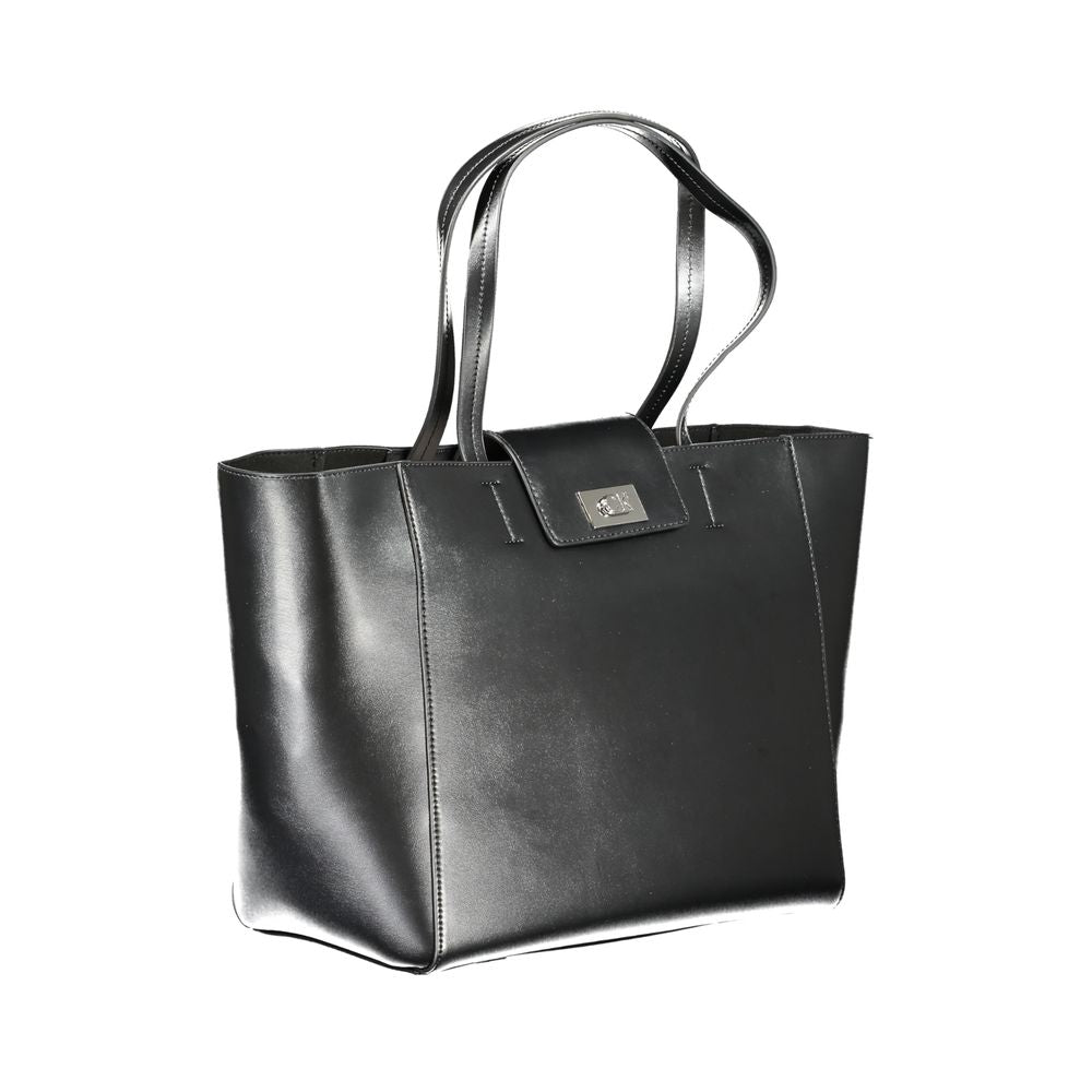 Calvin Klein Black Polyester Women Handbag