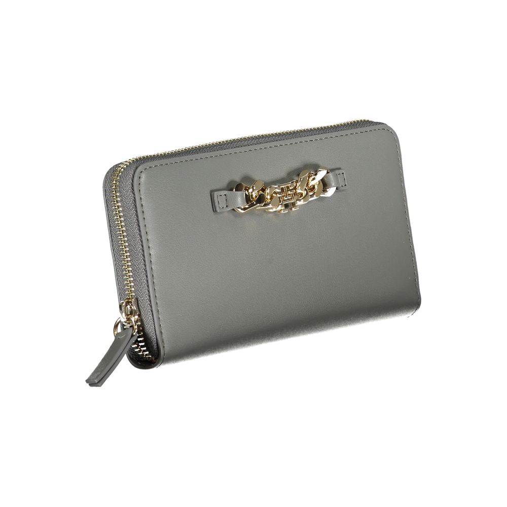 Tommy Hilfiger Grigio Polyurethane Woman Wallet