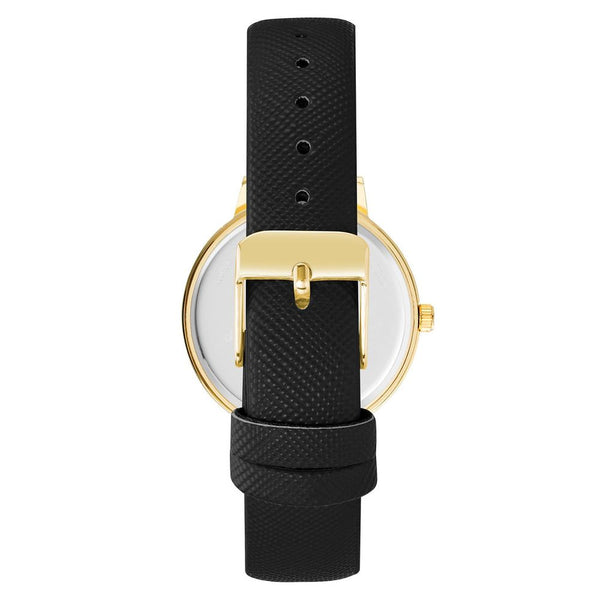 Juicy Couture Black Plastic Dress Watch