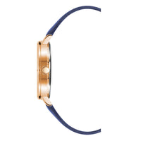 Juicy Couture Blue Plastic Dress Watch