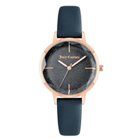 Juicy Couture Blue Plastic Dress Watch