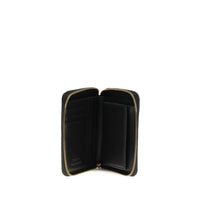 PINKO Black Calf Leather Bos Taurus Wallet