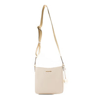 Michael Kors Beige Canvas Crossbody Bag