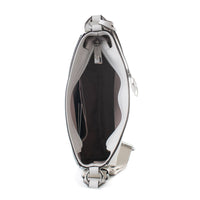 Michael Kors White Canvas Shoulder Bag