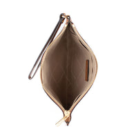 Michael Kors Brown Leather Clutch Bag