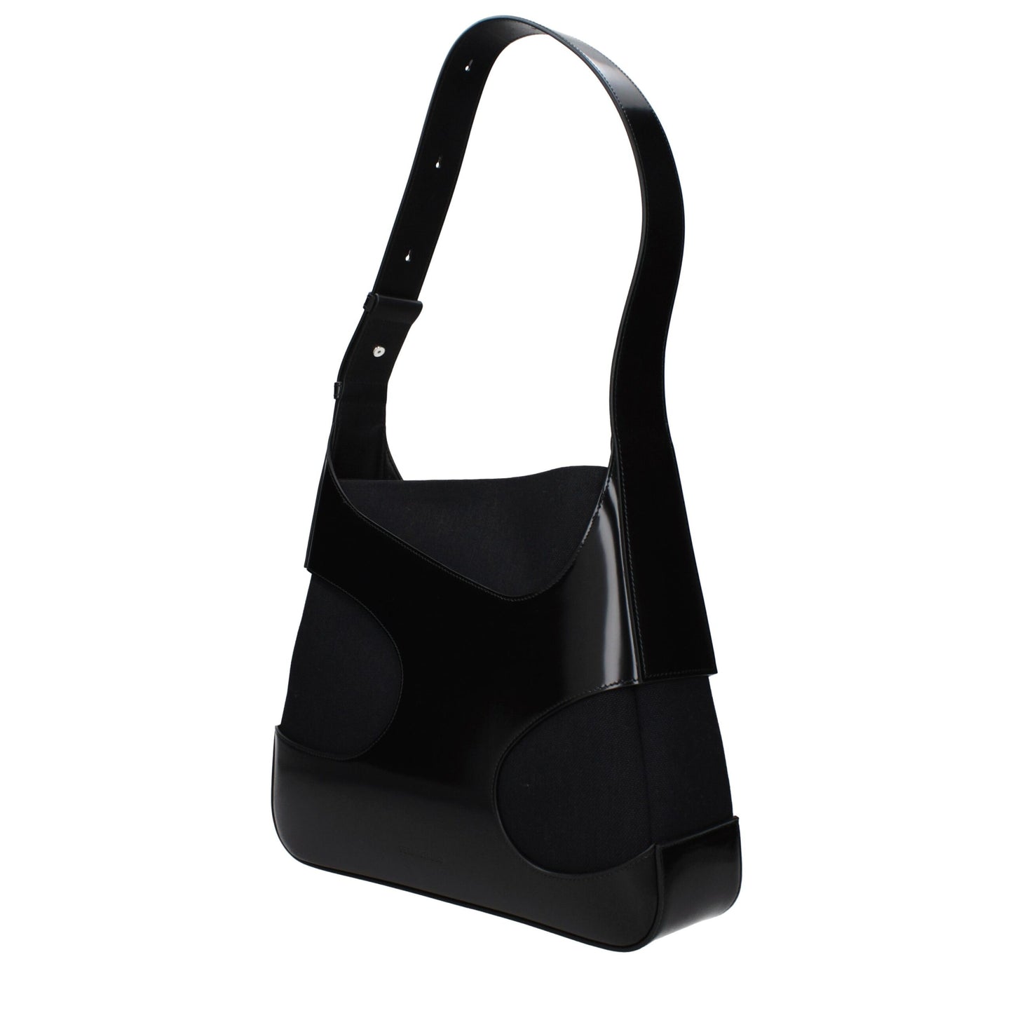 Salvatore Ferragamo Black Fabric Shoulder Bag