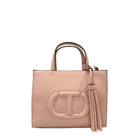 Twinset Pink PU Women Handbag