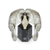 Philipp Plein Gold Stainless Steel Dress Watch