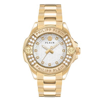 Philipp Plein Gold Stainless Steel Dress Watch
