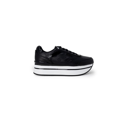 Guess Black Polyethylene Platform Sneakers