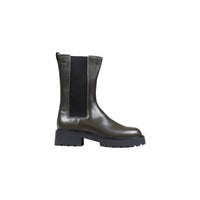 Calvin Klein Jeans Gray Leather Ankle Boots