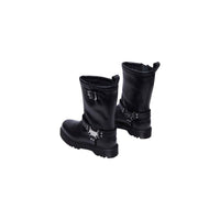 Dr. Martens Black Leather Lace-Up Boots