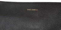 Dolce & Gabbana Black Exotic Leather Shoulder Sling Alta Sartoria Bag
