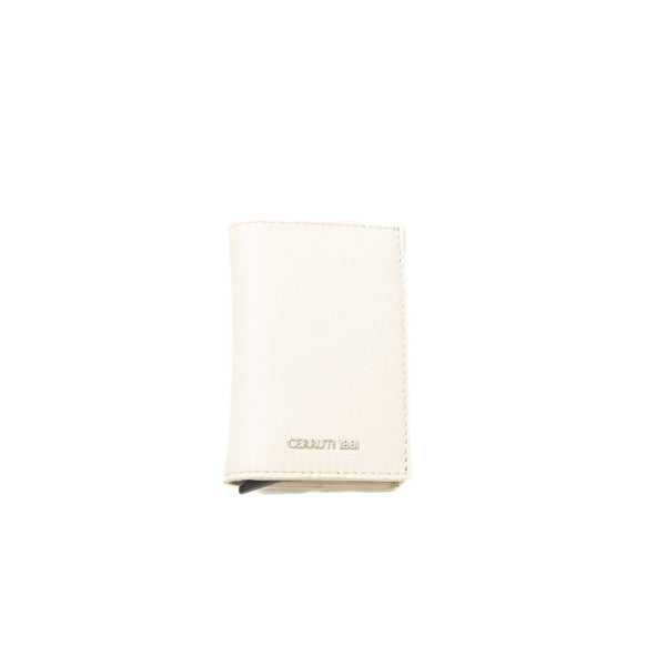 Cerruti 1881 Beige Calfskin Men Wallet
