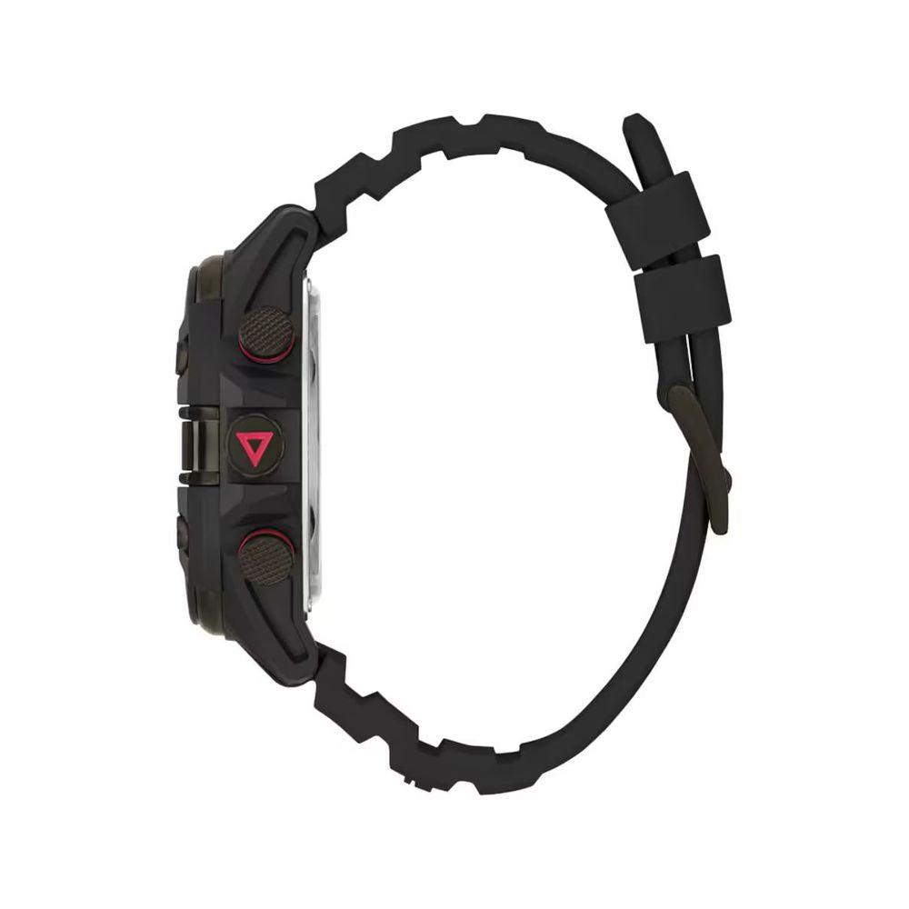 Guess Black Resin Sport Watch