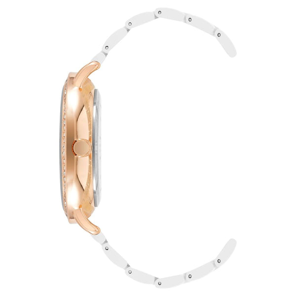 Juicy Couture White Metal Dress Watch