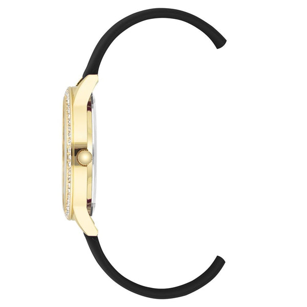 Juicy Couture Black Synthetic Dress Watch