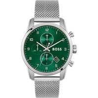 Hugo Boss Silver Stainless Steel Dress Watch