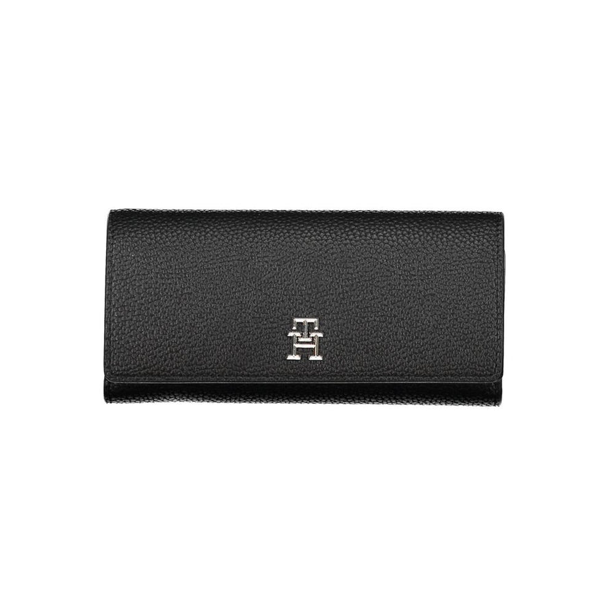 Tommy Hilfiger Nero Poliuretano Donna Portafoglio