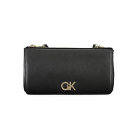 Calvin Klein Black Polyester Women Shoulder Bag