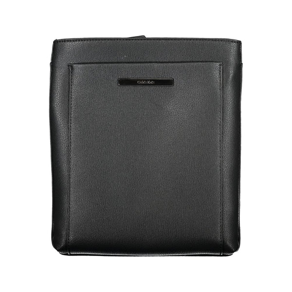 Calvin Klein Black Polyester Men's Shoulder Bag