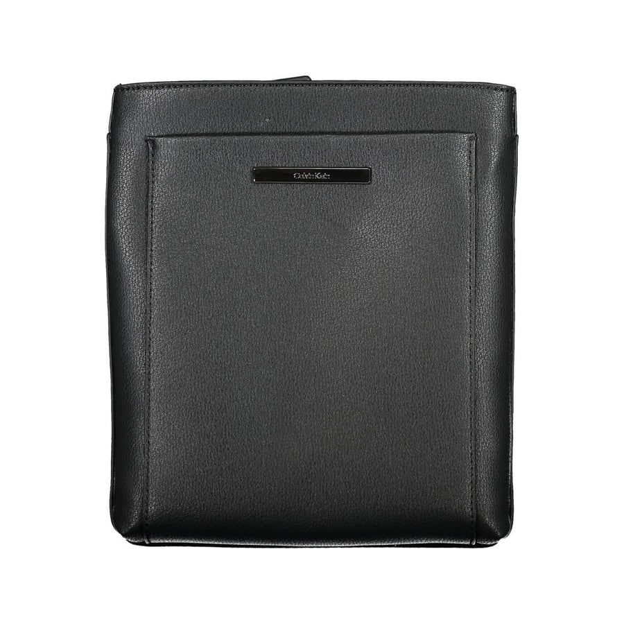Calvin Klein Black Polyester Men's Shoulder Bag