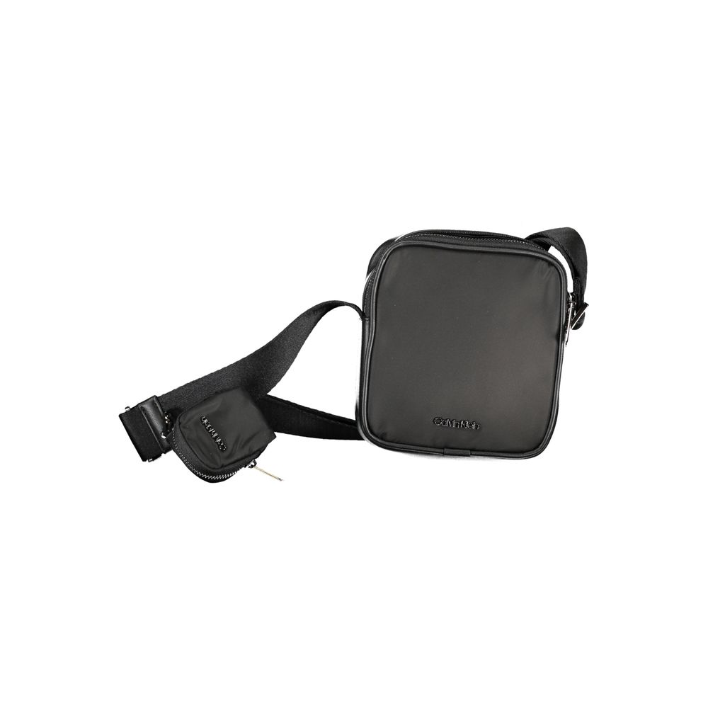 Calvin Klein Black Polyester Men Shoulder Bag