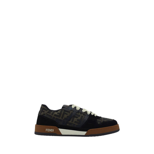 Fendi Multicolor Fabric Low Top Sneakers