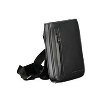 Tommy Hilfiger Black Polyurethane Men's Shoulder Bag