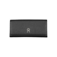 Tommy Hilfiger Black Polyurethane Women Wallet