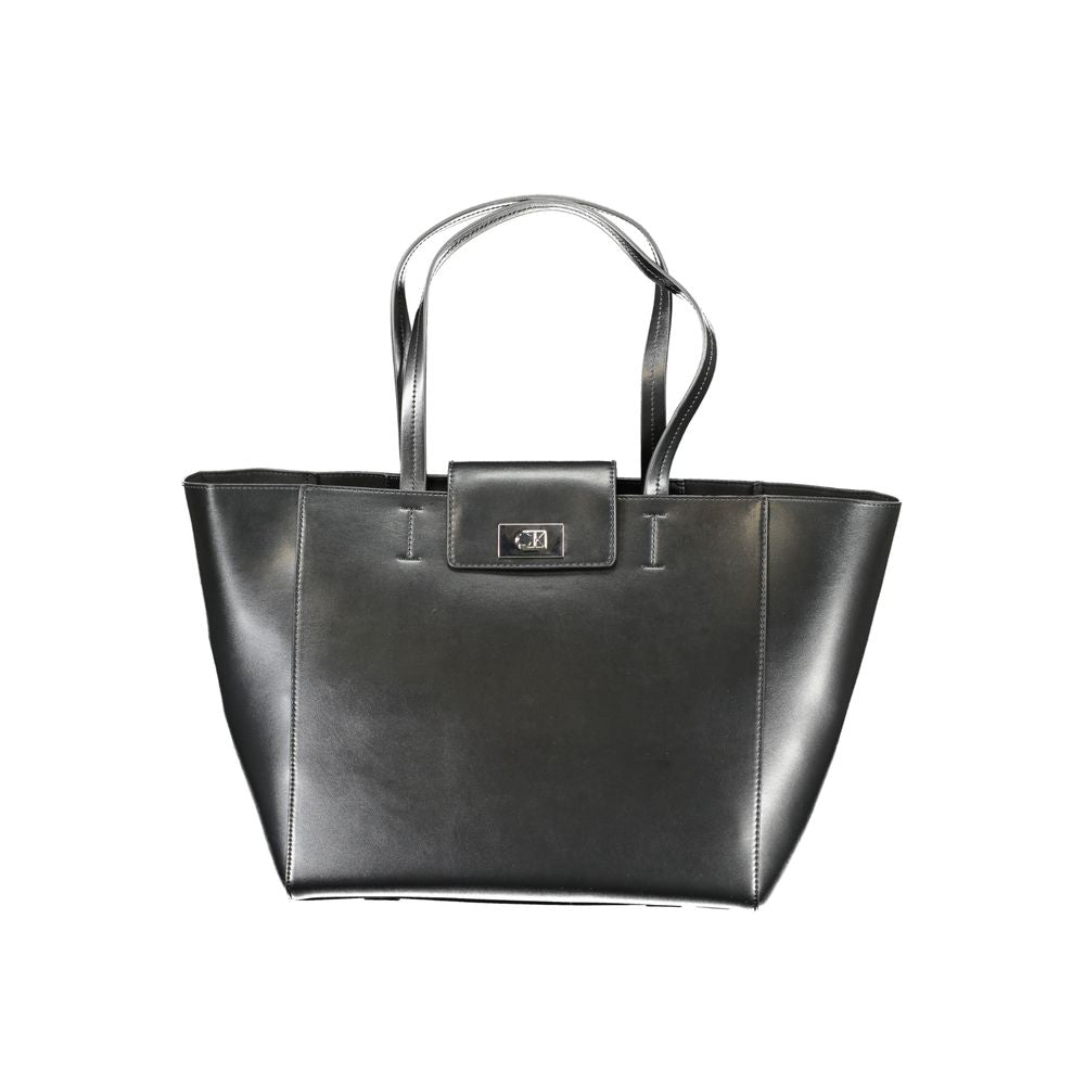 Calvin Klein Black Polyester Women Handbag