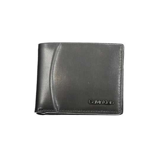 Calvin Klein Black Leather Men Wallet