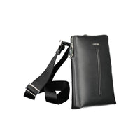 Calvin Klein Black Polyurethane Men Shoulder Bag