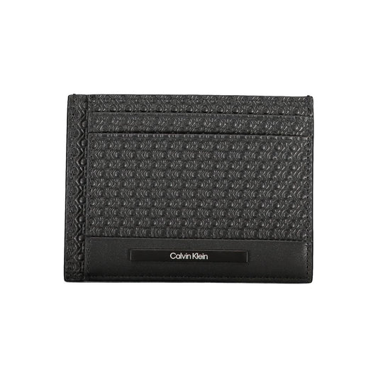 Calvin Klein Black Leather Mens Card Holder