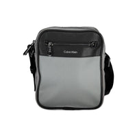 Calvin Klein Grigio Polyester Men Shoulder Bag