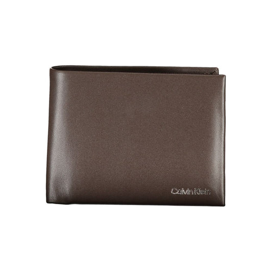 Calvin Klein Marrone Leather Men Wallet