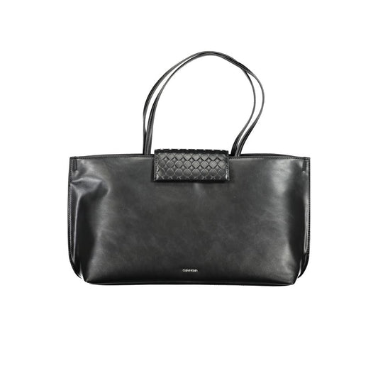 Calvin Klein Nero Polyester Women Shoulder Bag