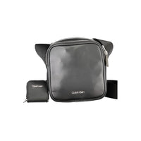 Calvin Klein Black Polyurethane Men Shoulder Bag