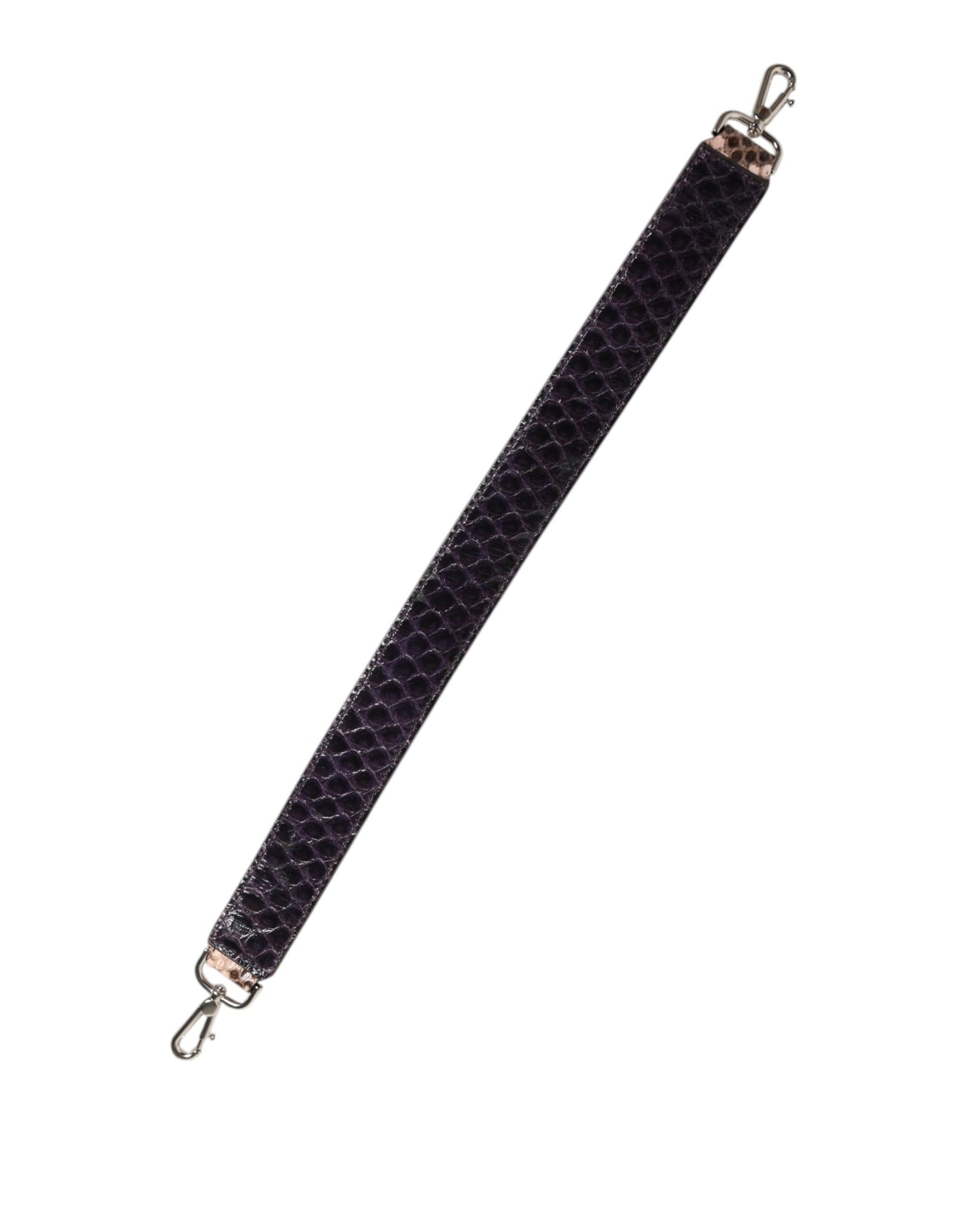 Dolce & Gabbana Brown Exotic Leather Handbag Accessory Shoulder Strap