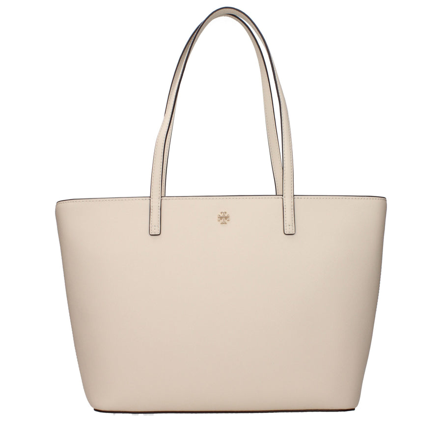 Tory Burch Beige Leather Shoulder Bag