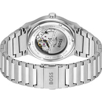 Hugo Boss Gray Stainless Steel Dress Watch