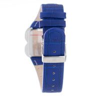 Laura Biagiotti Purple Leather Dress Watch